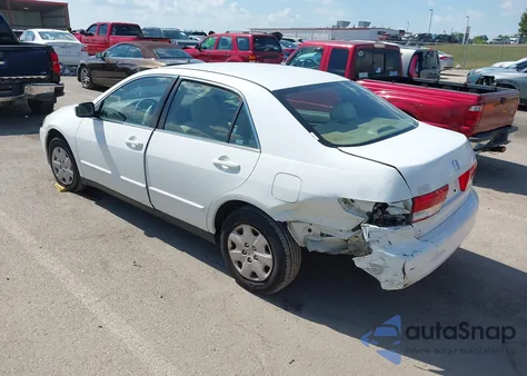 2003 Honda Accord 2.4 Lx from USA, damaged, VIN 1HGCM56403A111737